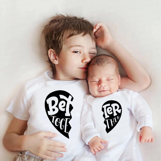 Better Together Bold Matching Sibling Shirts