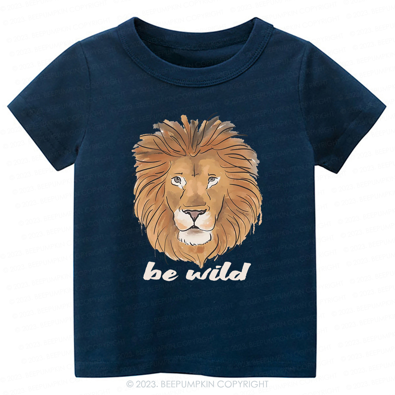 Be Wild Lion African Animal -Toddler Tees