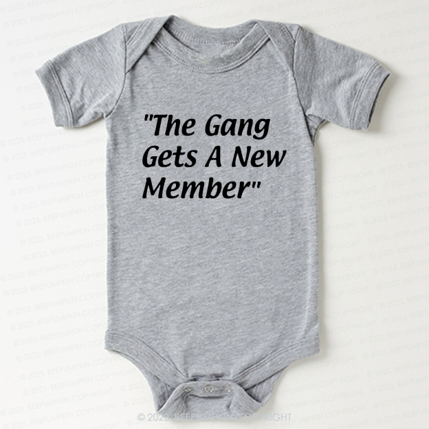 The Gang Gets A New Member Bodysuit For Baby