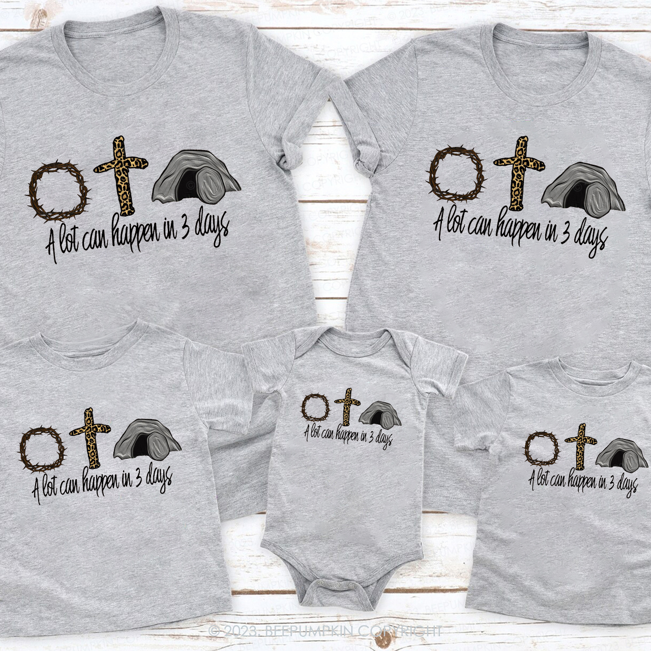 A Lot Can Happen In 3 Days Matching Group Easter Shirts