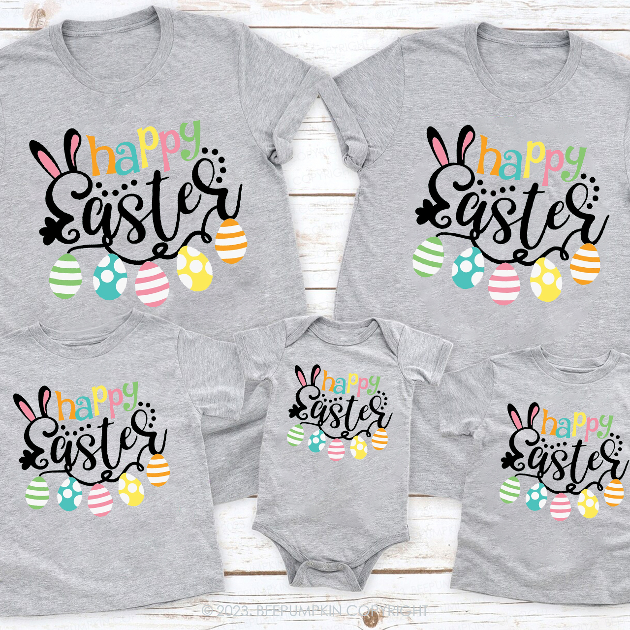 Happy Easter Bunny Matching Shirts