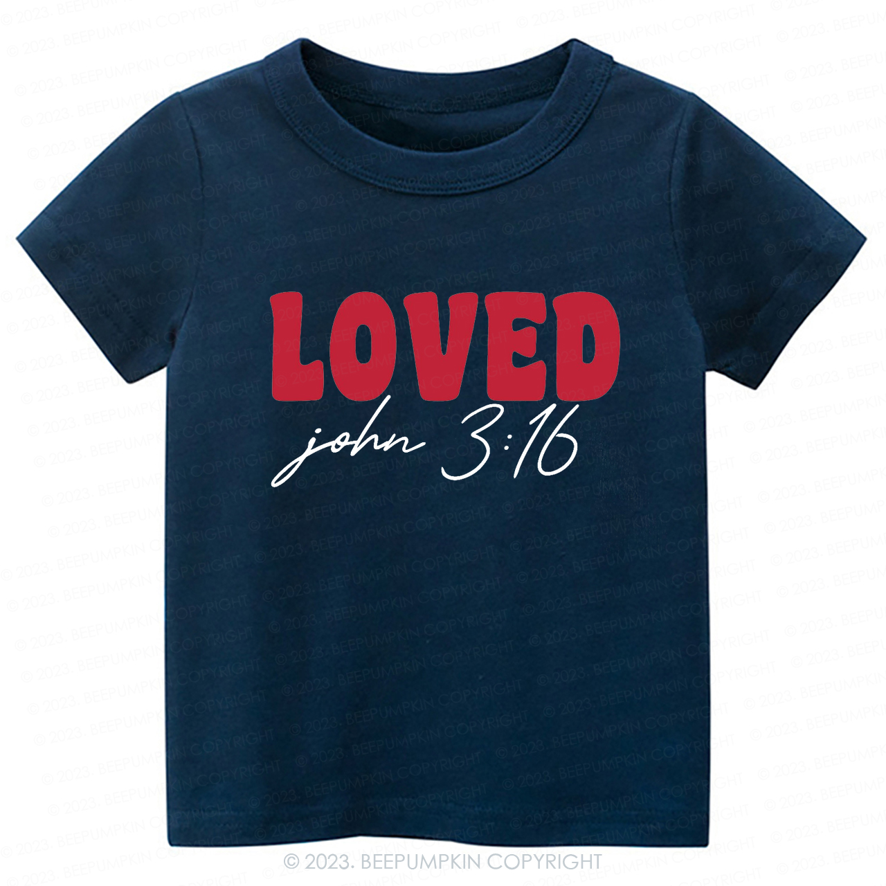 Loved Christian Retro Toddler -Toddler Tees