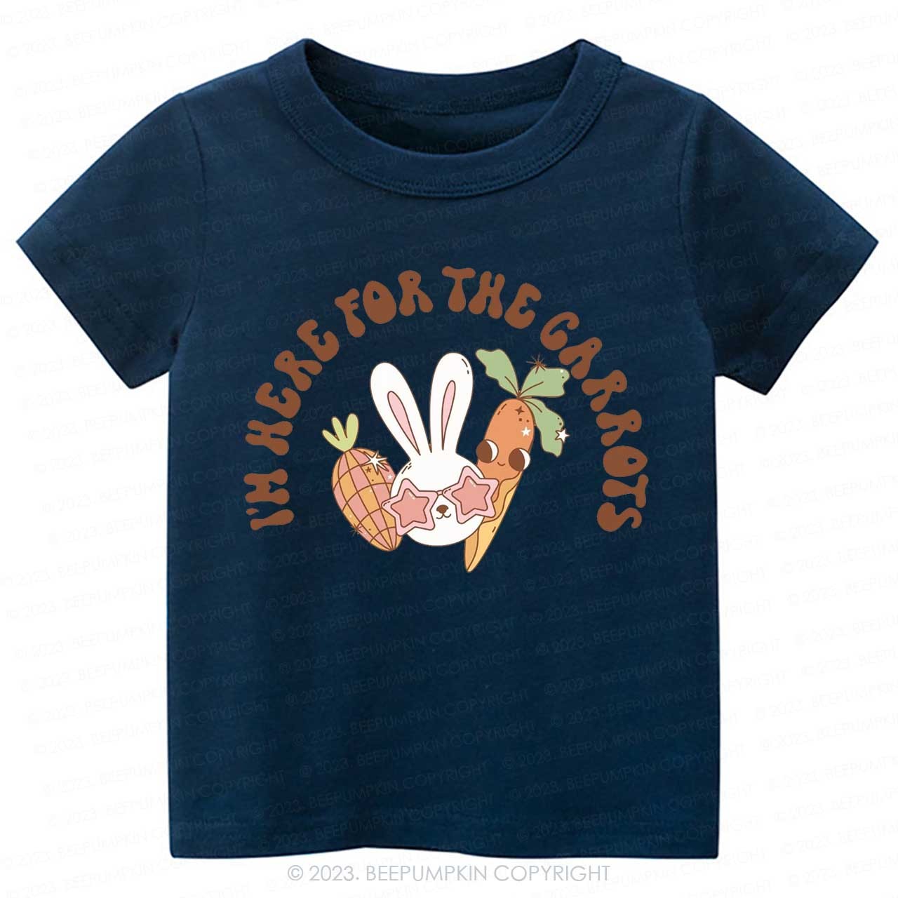 I'm Here For The Carrots Easter Bunny -Toddler Tees