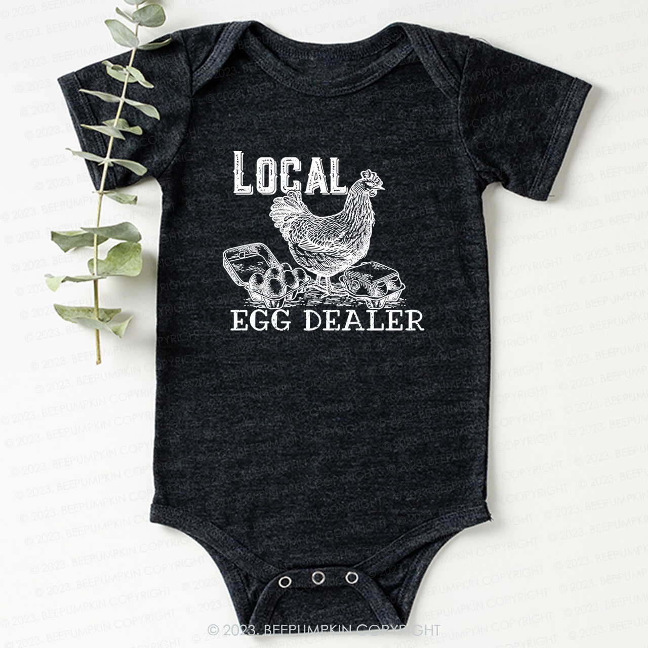 Local Egg Dealer Kids Retro Bodysuit For Baby