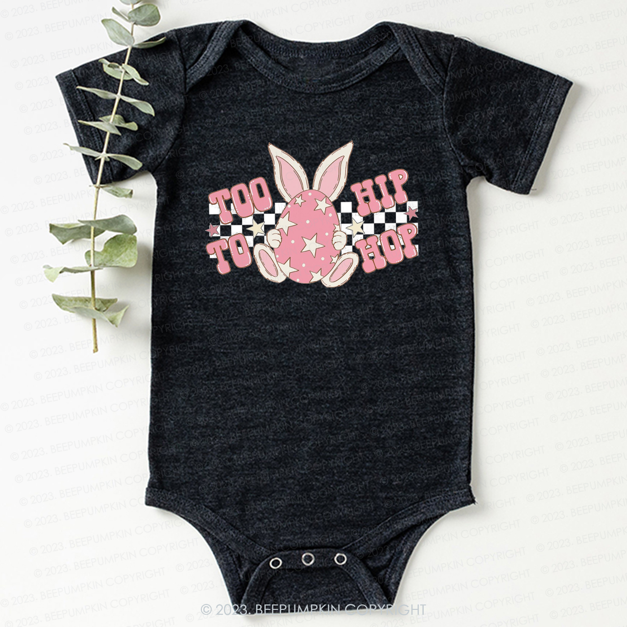 Too Hip To Hop Pink Bodysuit For Baby