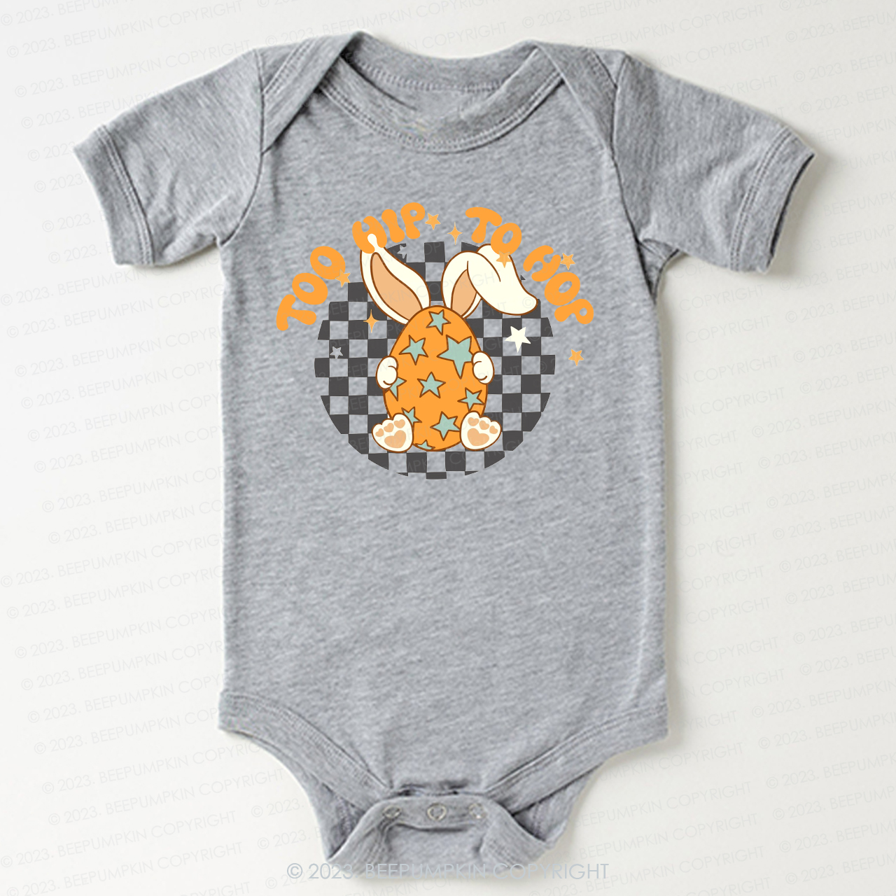 Hoppy Easter Too Hip To Hop Bodysuit For Baby