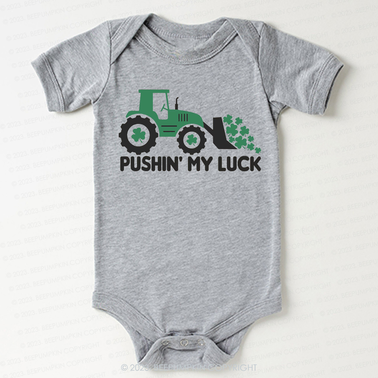 Pushing My Luck  St.Patricks Bodysuit For Baby
