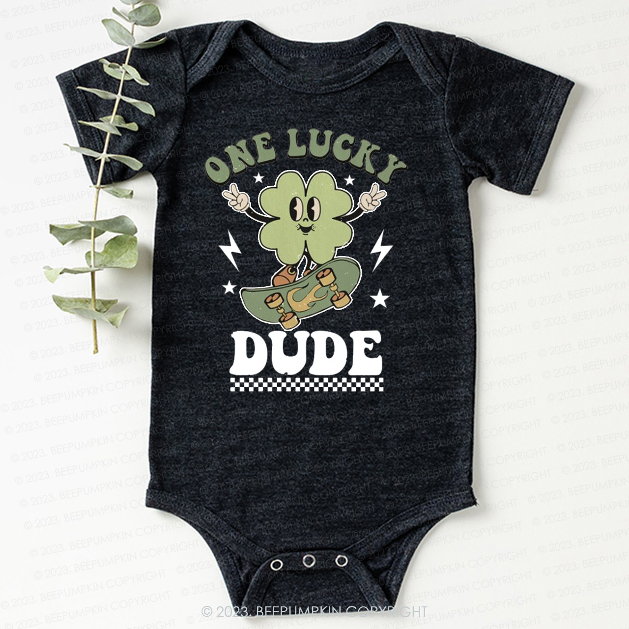 One Lucky Dude St.Patricks Day Bodysuit For Baby