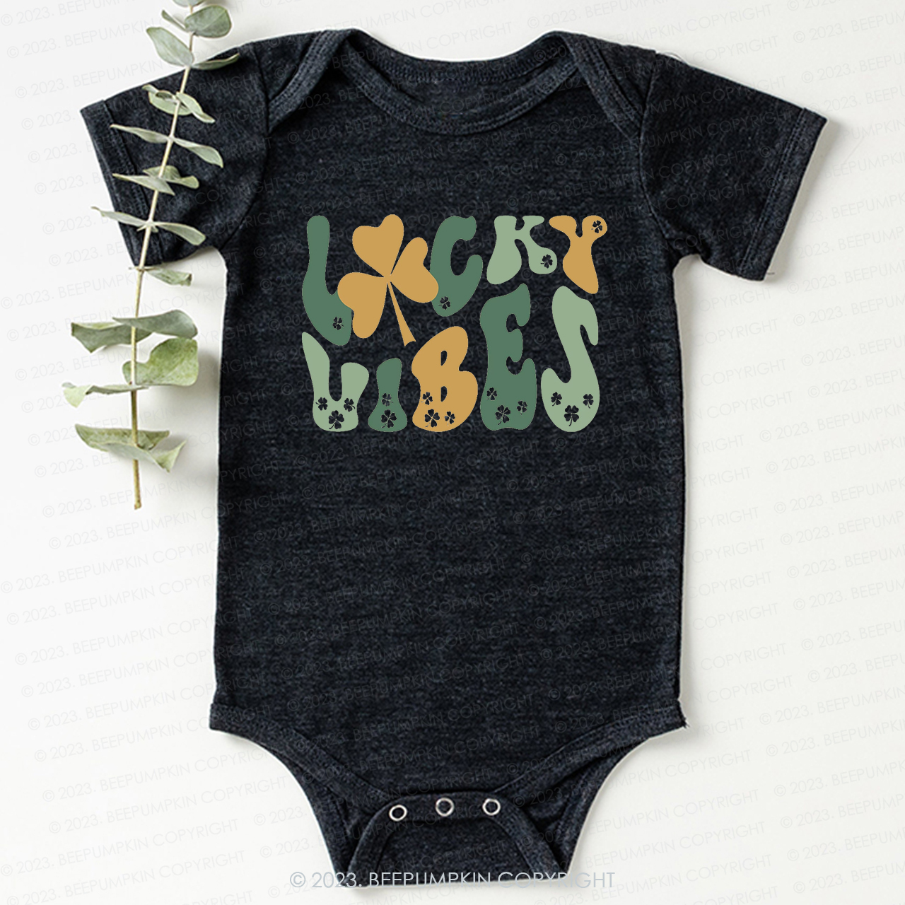 Lucky Vibes Easter Bodysuit For Baby