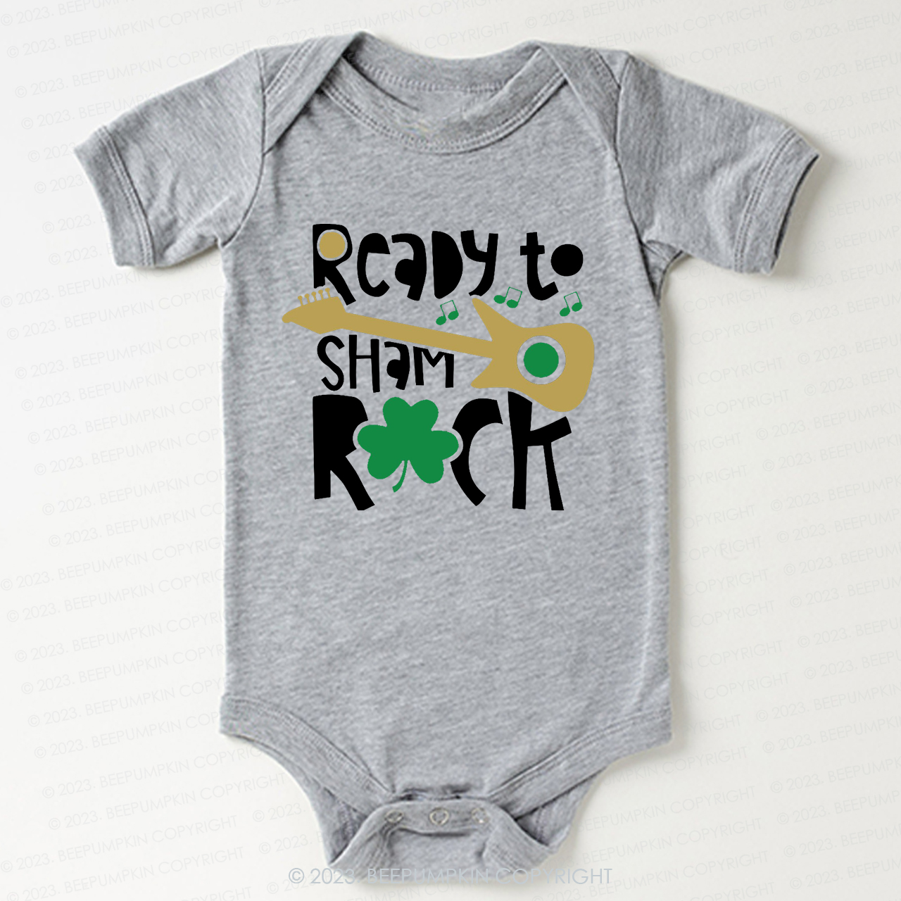 Ready to Shamrock St.Patricks Day Bodysuit For Baby