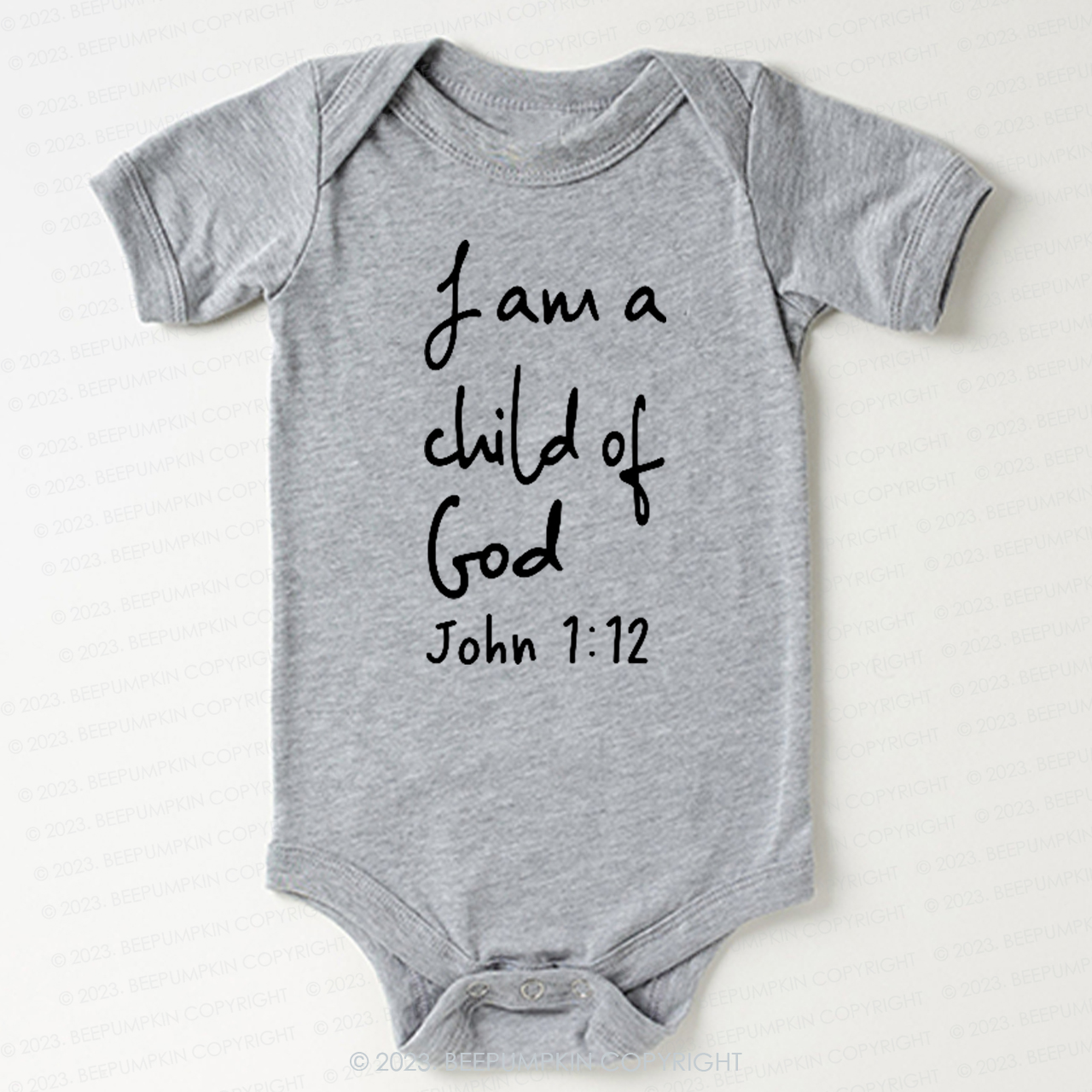 I Am A Child Of God Christian Easter Bodysuit For Baby