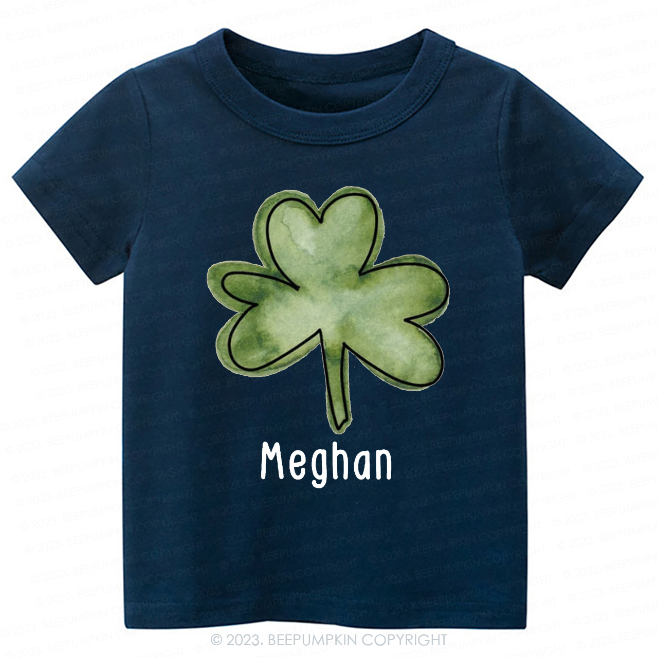 Personalized Shamrock St.Patricks Day -Toddler Tees