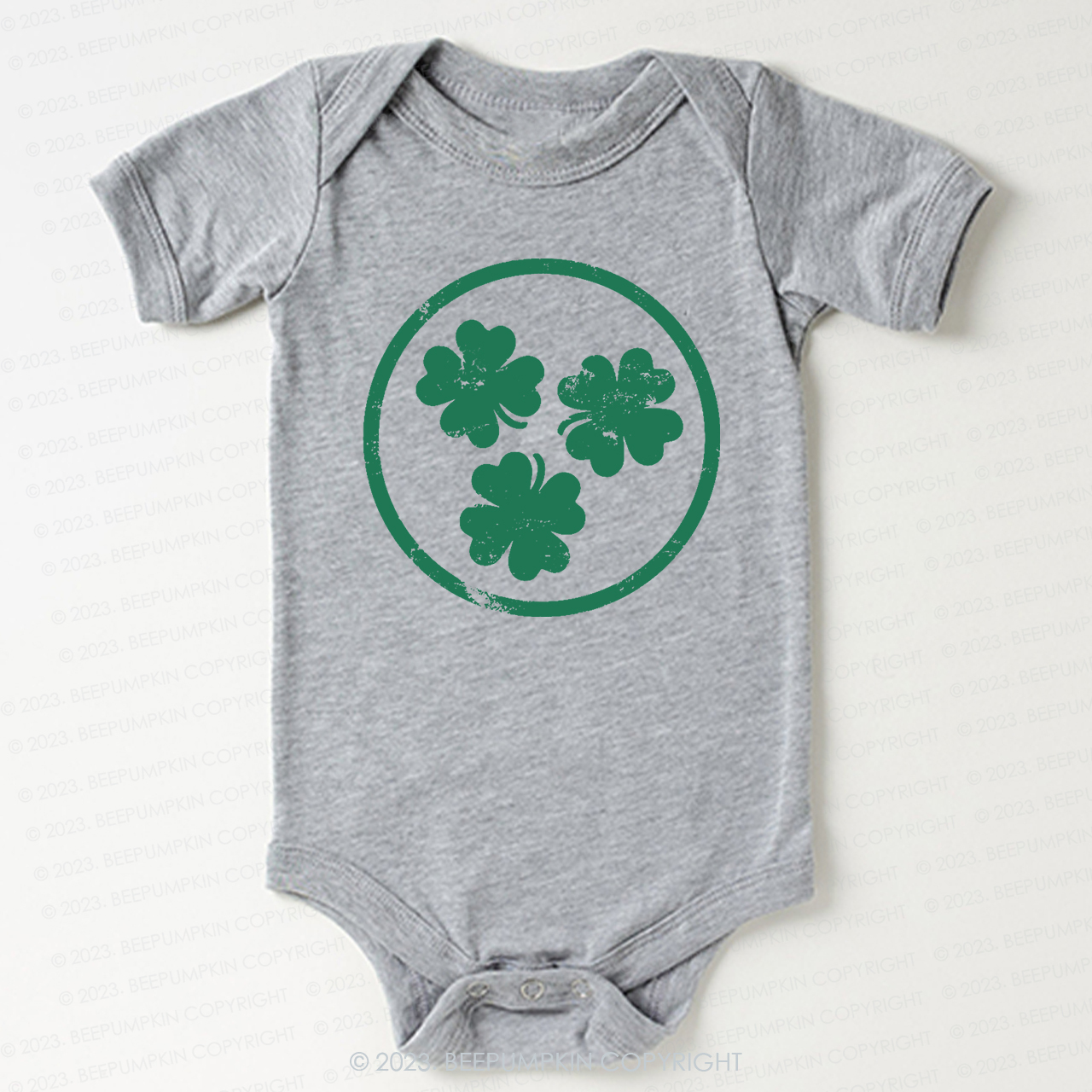 Ring Shamrock St.Patricks Day Bodysuit For Baby