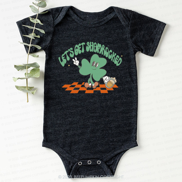 Let's Get Shamrock St.Patricks Day Bodysuit For Baby
