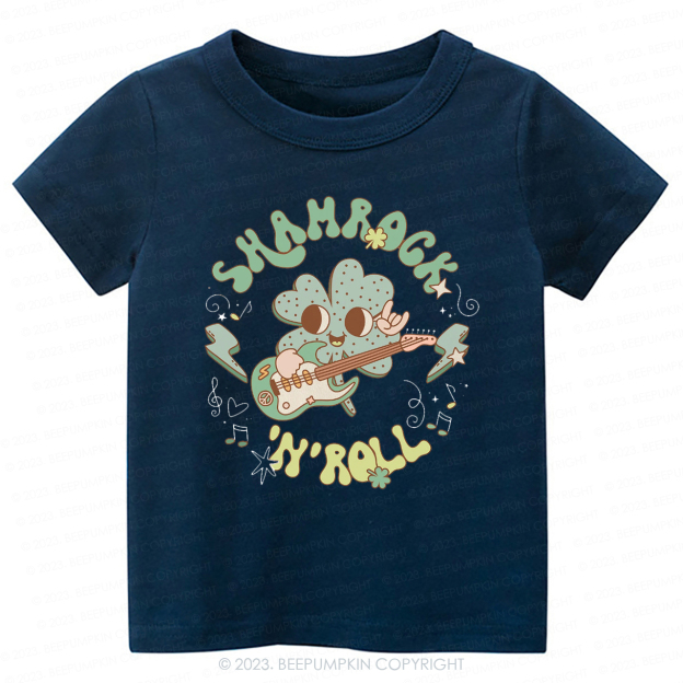 Shamrock N' Roll St.Patricks Day -Toddler Tees