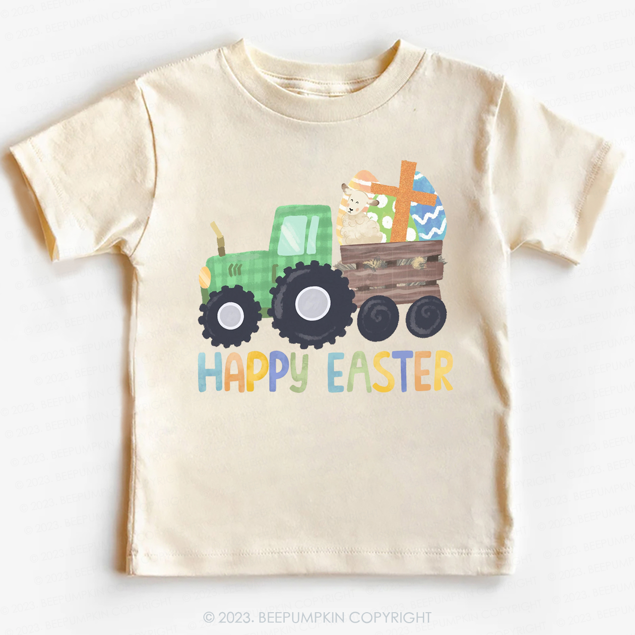 Tractor Easter Egg Hunt-Toddler Tees