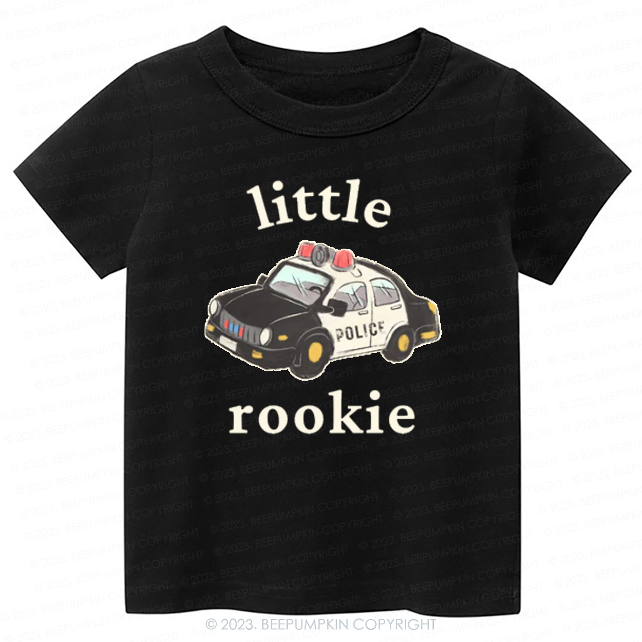 Little Rookie Police Car -Toddler Tees