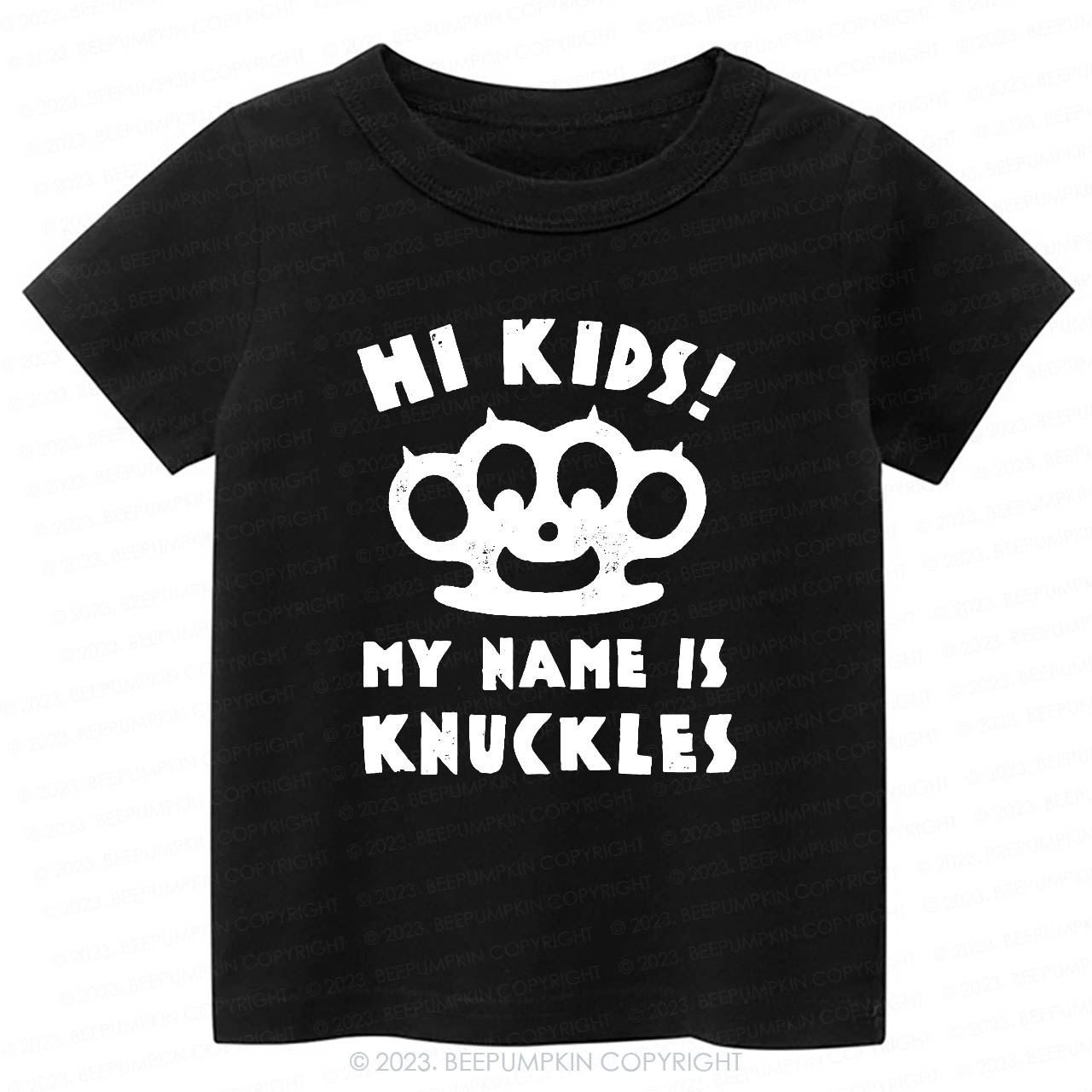 Hi Kids, My Name Is Knuckles Kids Shirt