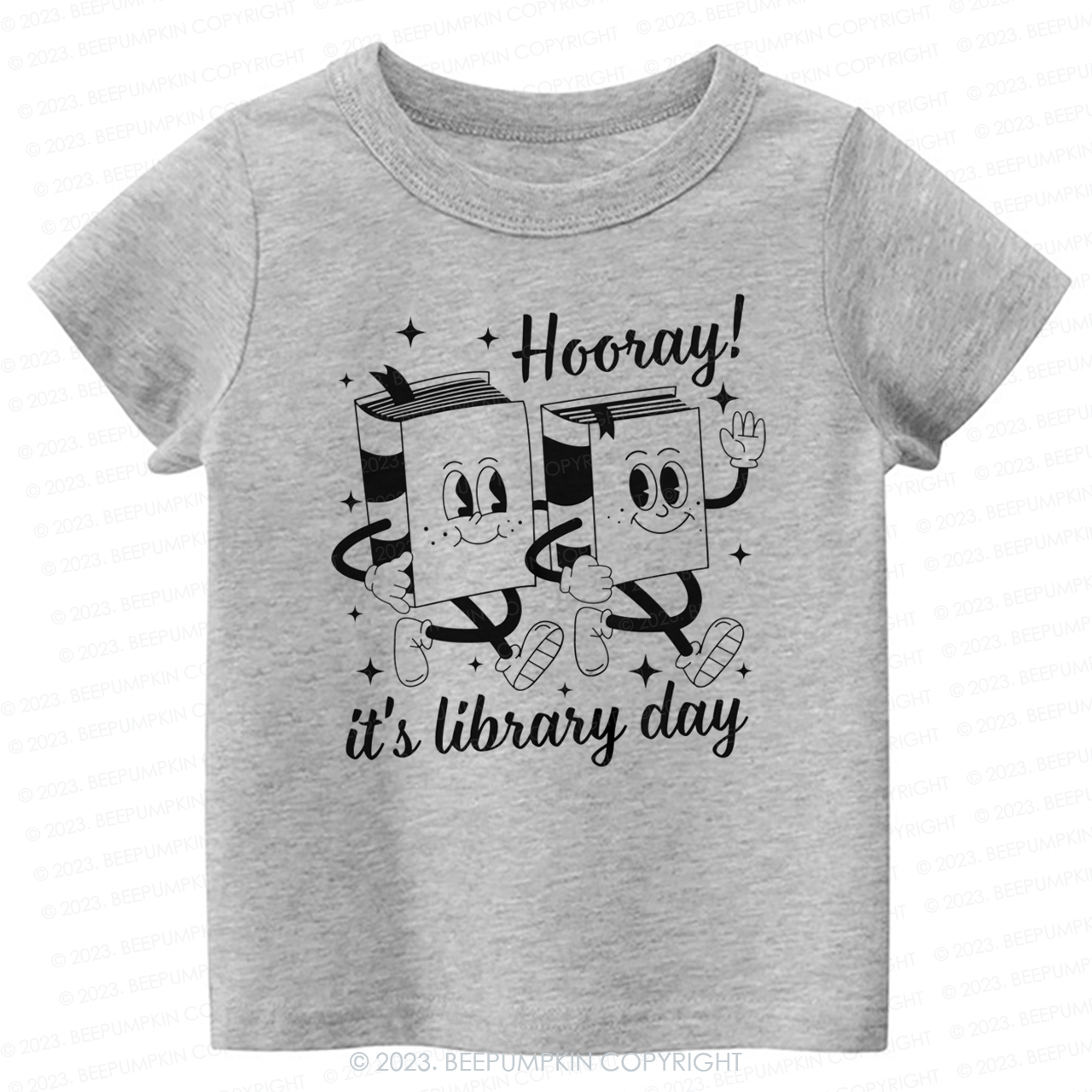 Hooray It's Library Kids Shirt