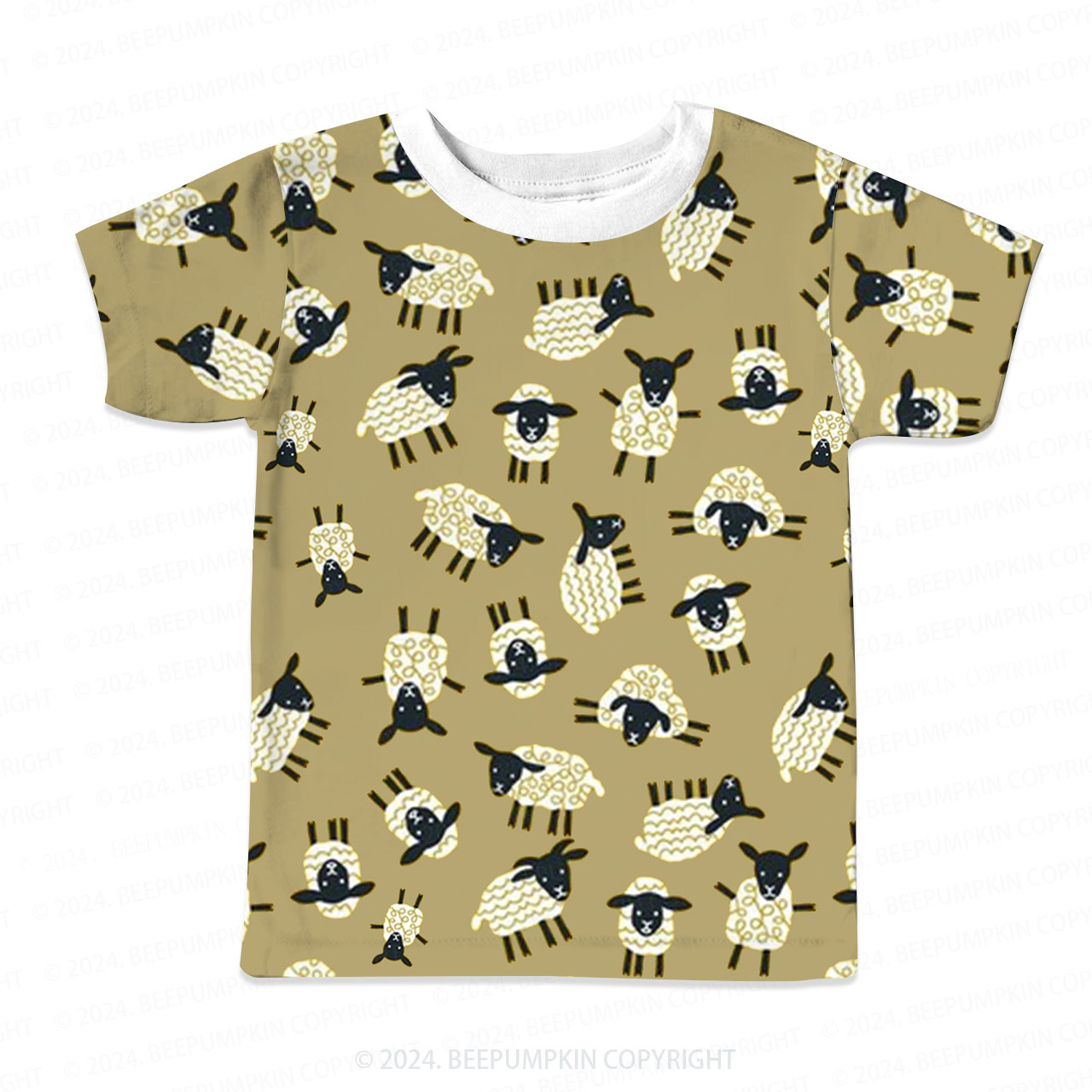 Cow Goat Pig Farm Animals All Over Print Kids Tees  Sale-Beepumpkin™