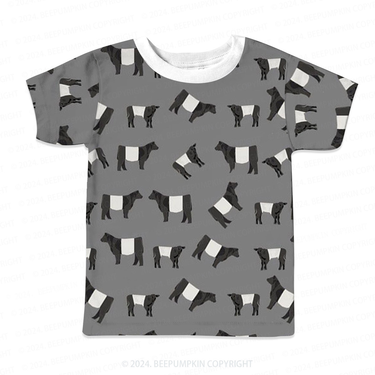 Cow Goat Pig Farm Animals All Over Print Kids Tees  Sale-Beepumpkin™