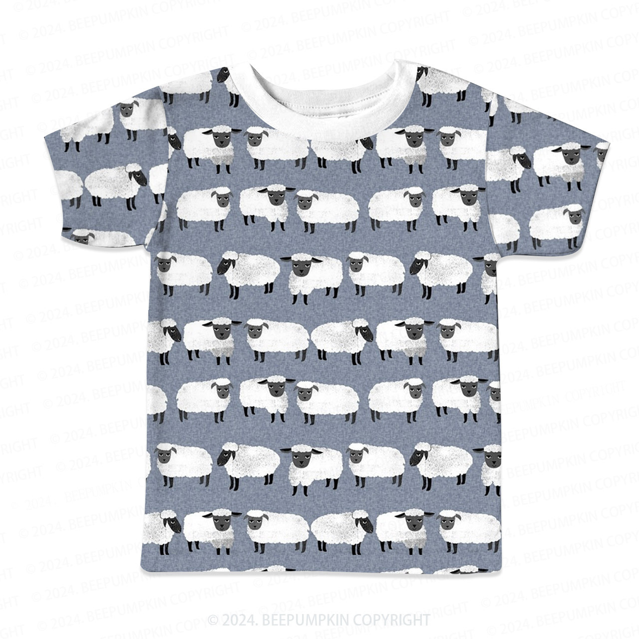 Cow Goat Pig Farm Animals All Over Print Kids Tees  Sale-Beepumpkin™