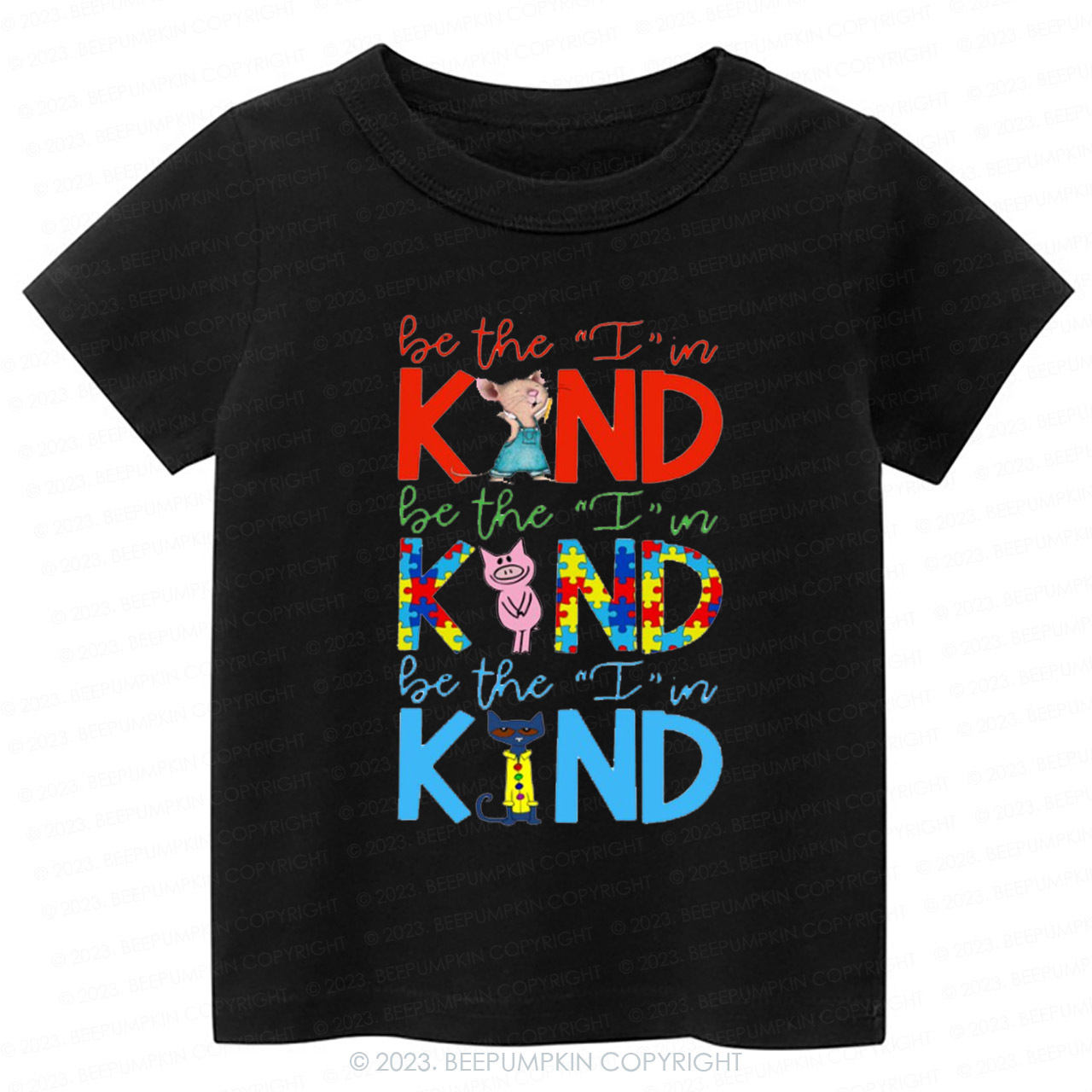 Book Characters Be The I In Kind Kids Shirt
