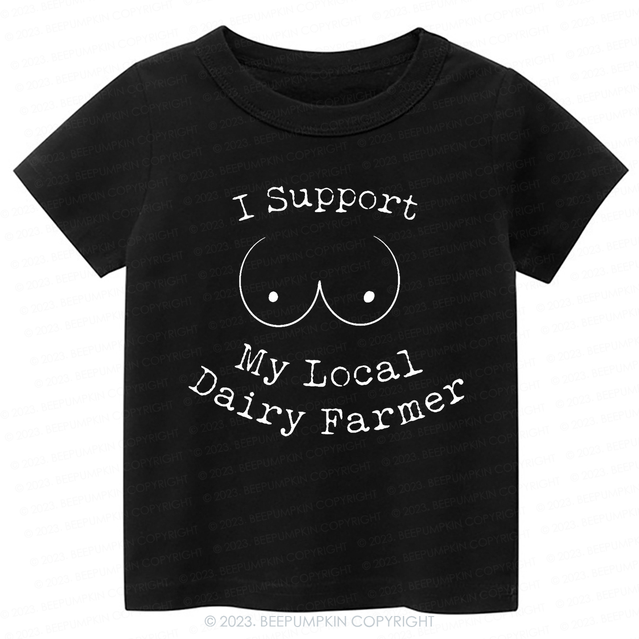 I Support My Local Dairy Farmer Kids Shirt