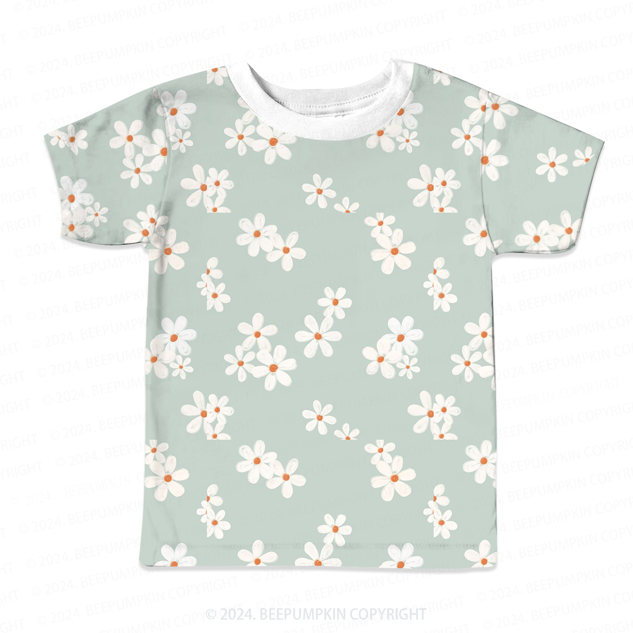 Scattered Petals All Over Print Kids Tees