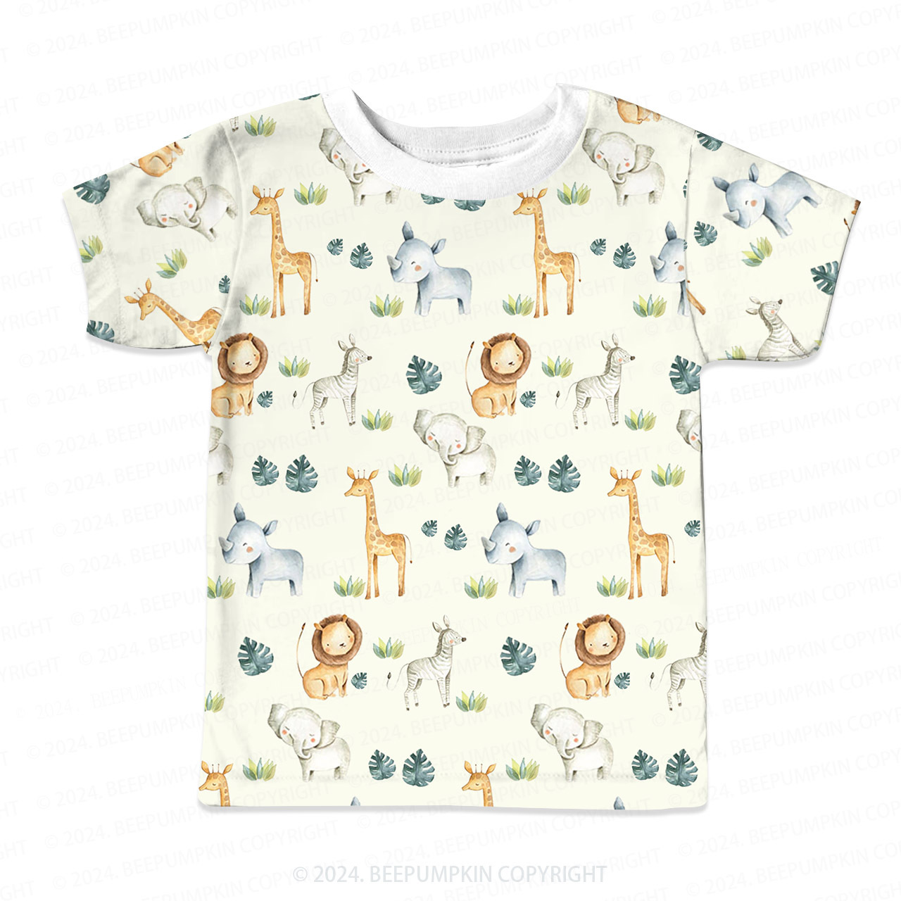 Africa Animals Silhouettes All Over Print Kids Tees  Sale-Beepumpkin™