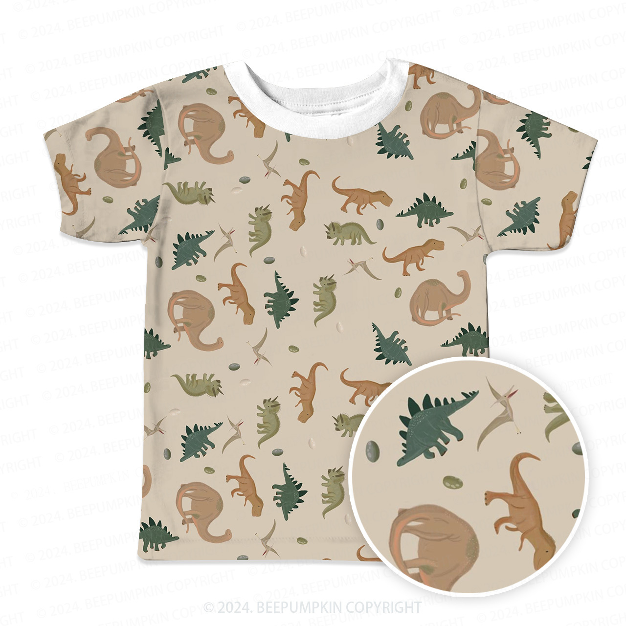 Dinosaur Eggs All Over Print Kids Tees