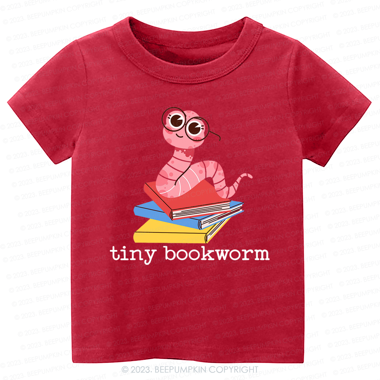 Tiny Bookworm Librarian Kids Shirt