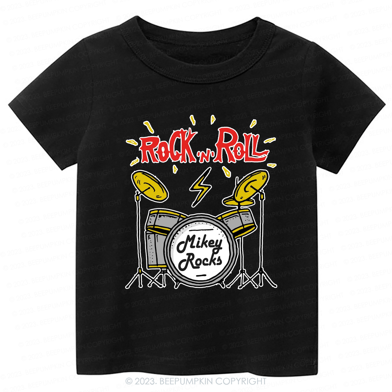 Rock 'n' Roll Future Music Rock Star Kids Shirt
