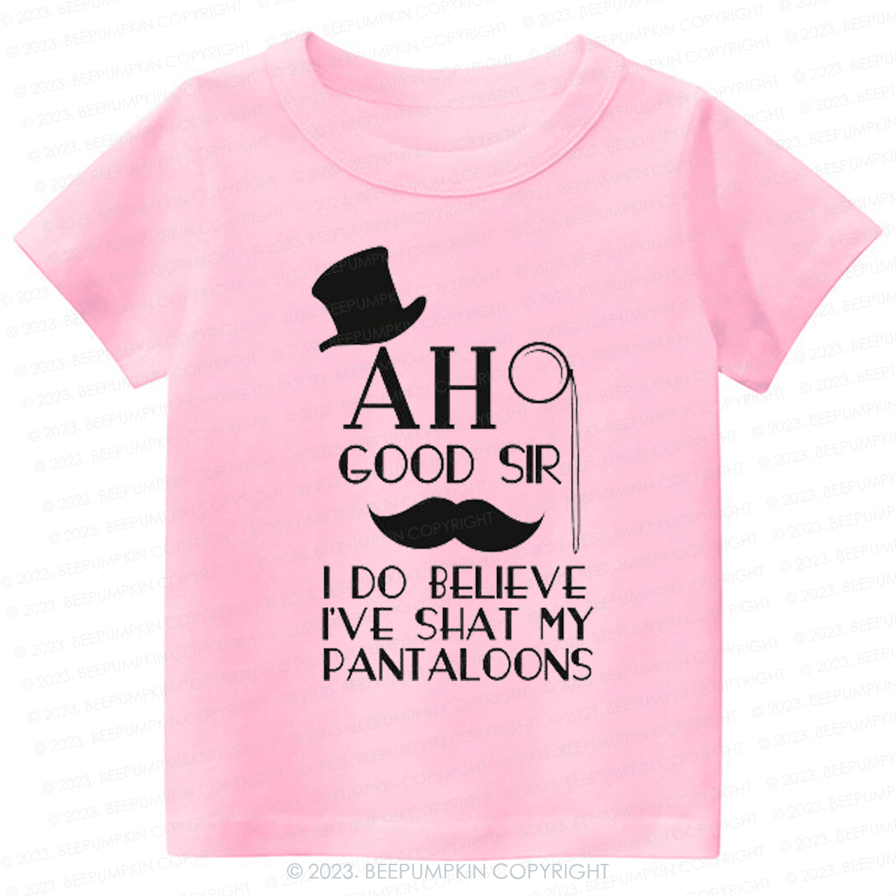 Ah Good Sir I've Shat My Pantaloons Kids Shirt