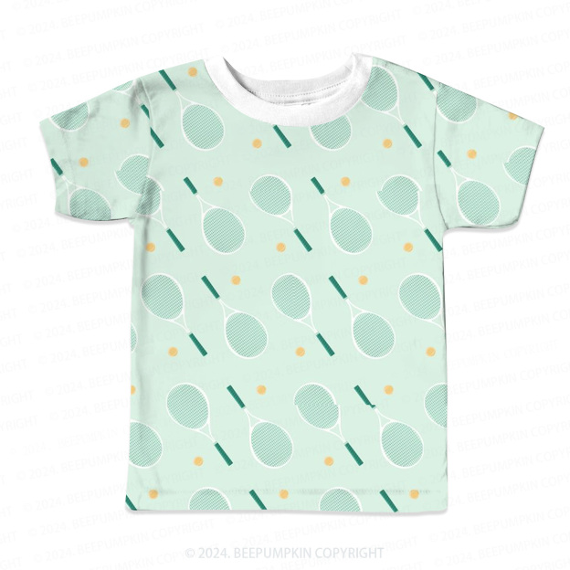 Oxygen Tennis Racket All Over Print Kids Tees