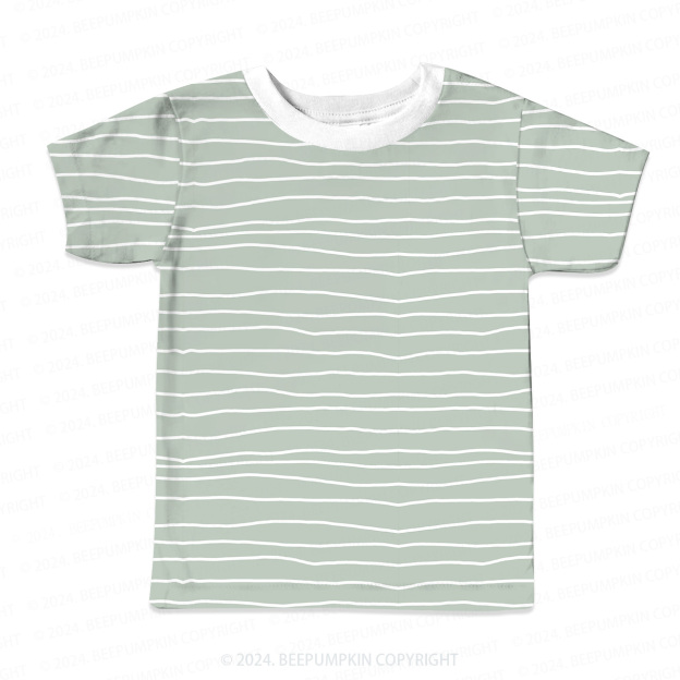 Graffiti Stripes All Over Print Kids Tees