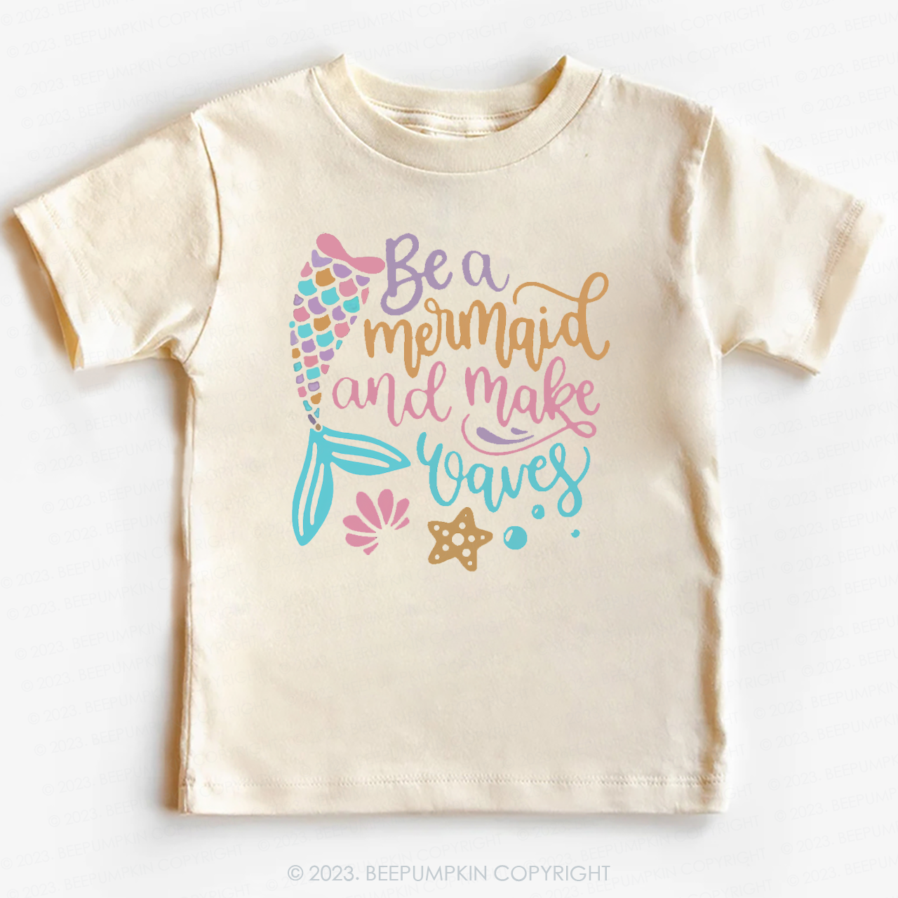 Be A Mermaid And Make Waves Kids Shirt