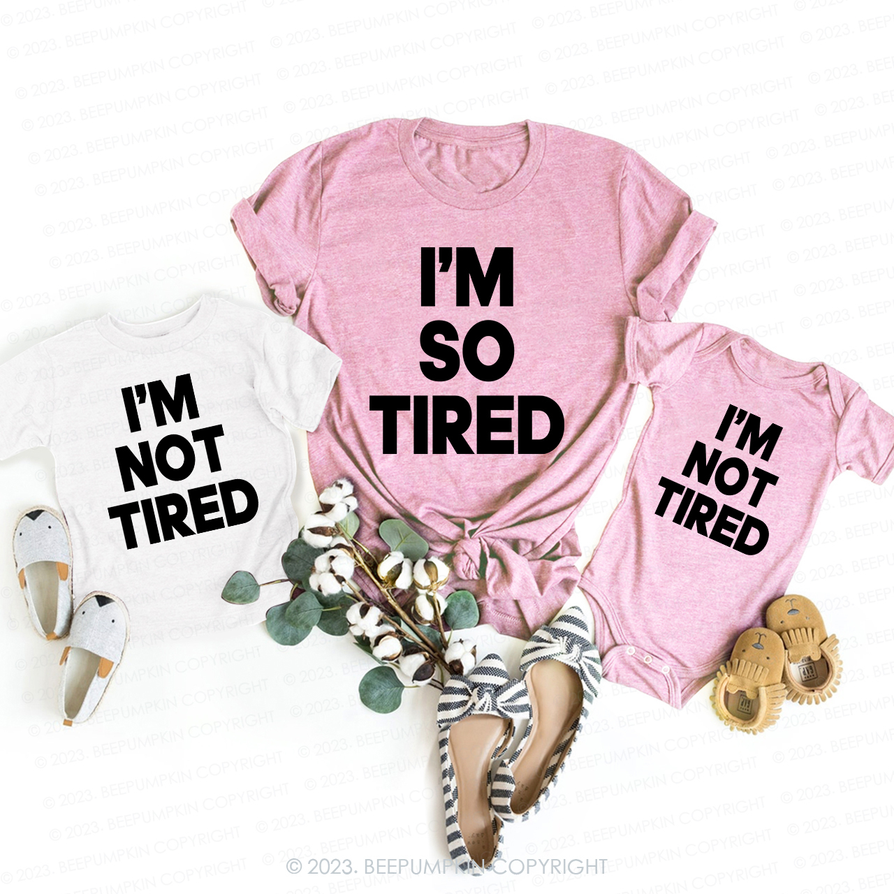 I'm So Tired T-Shirts For Mom&Me