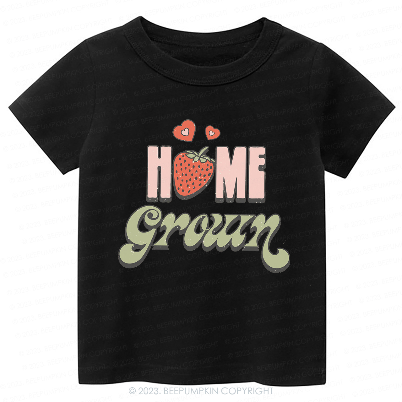 Vegan Natural Home Grown Kids Shirt