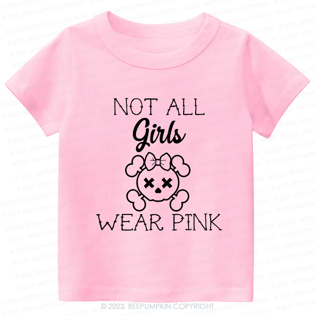 Not All Girls Wear Pink Punk Kids Shirt