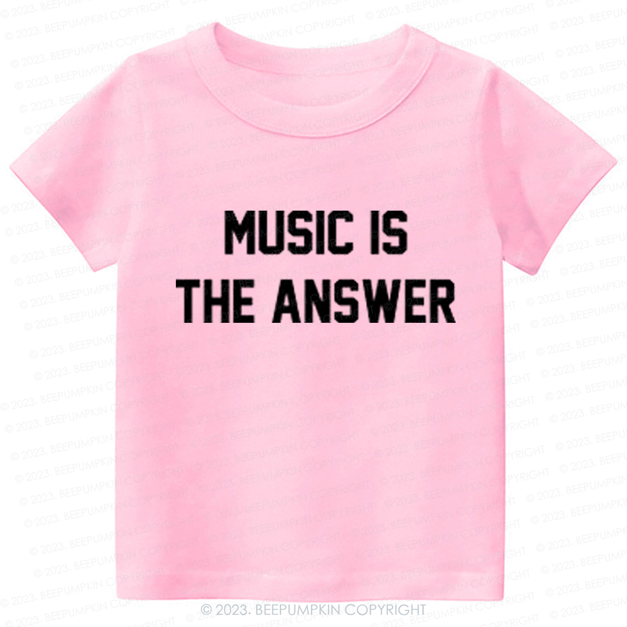 Music Is The Answer Kids Shirt