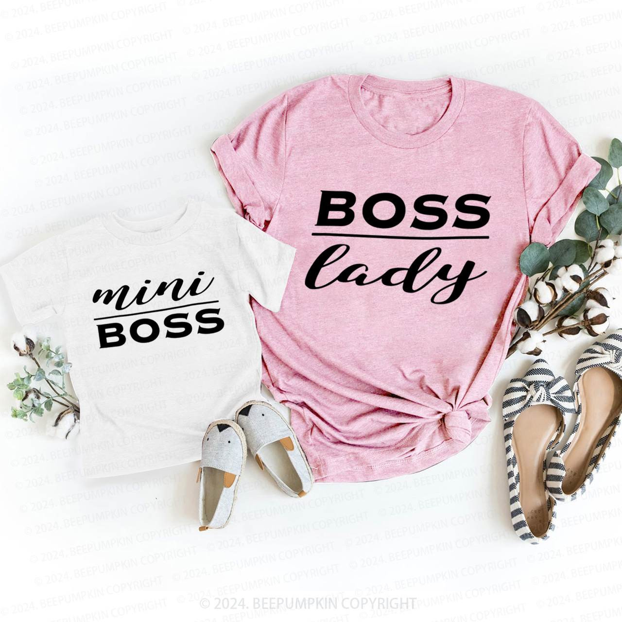 Boss Lady  Mini T-Shirts For Mom&Me