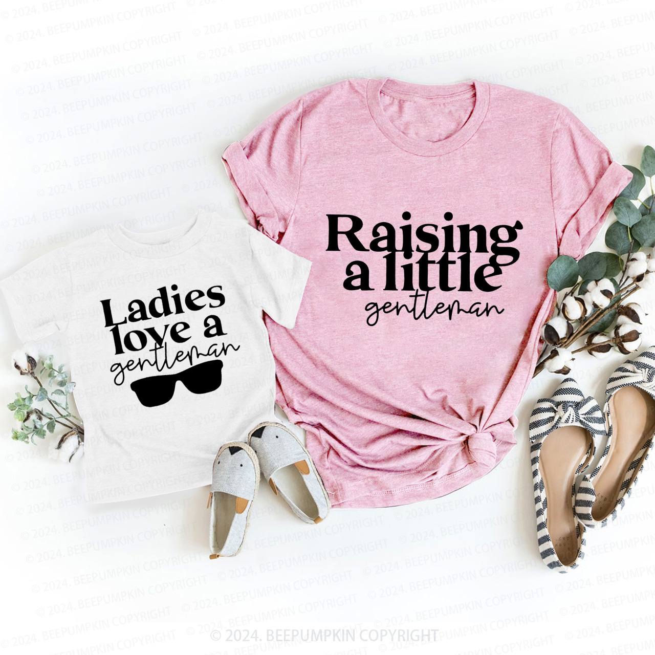 Raising Little Gentleman T-Shirts For Mom&Me