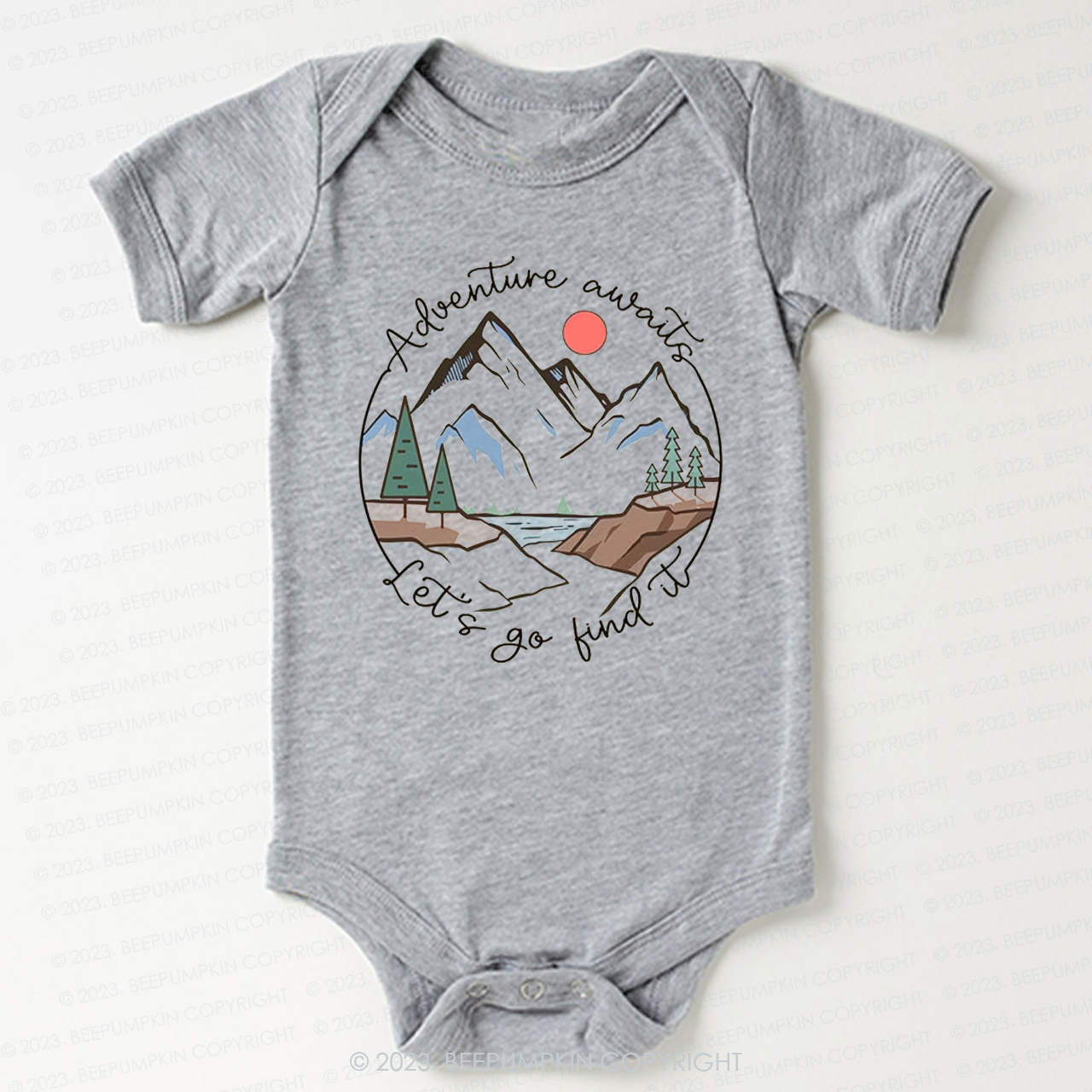 Adventure Awaits Let's Go Find It Bodysuit For Baby