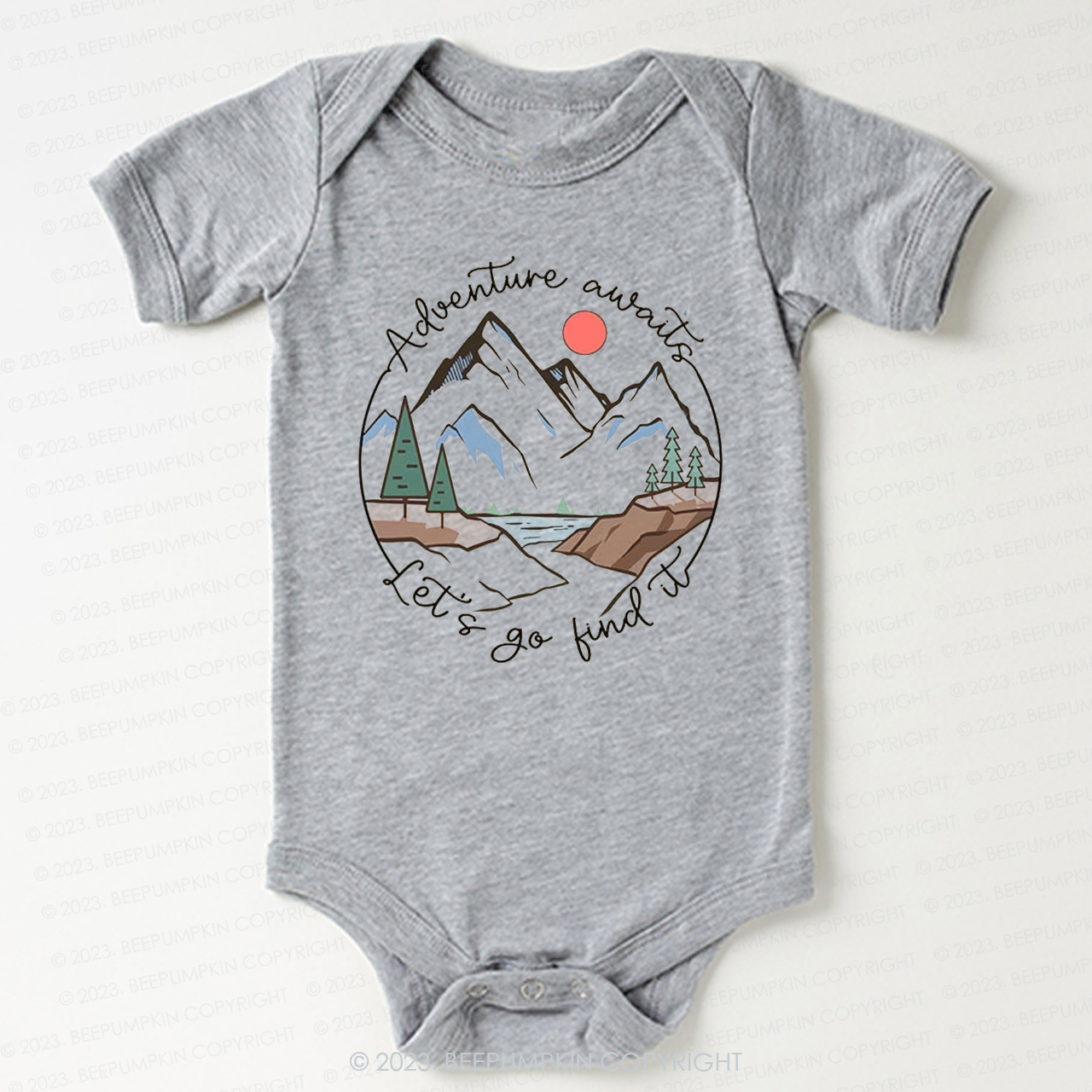 Adventure Awaits Let's Go Find It Bodysuit For Baby