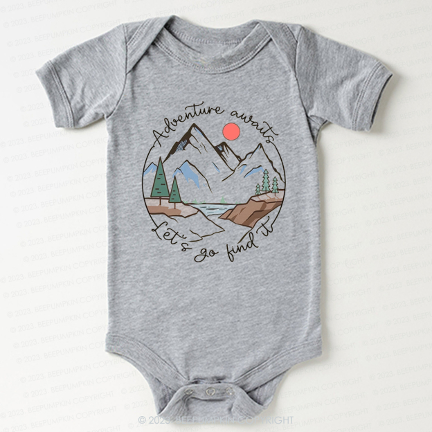 Adventure Awaits Let's Go Find It Bodysuit For Baby