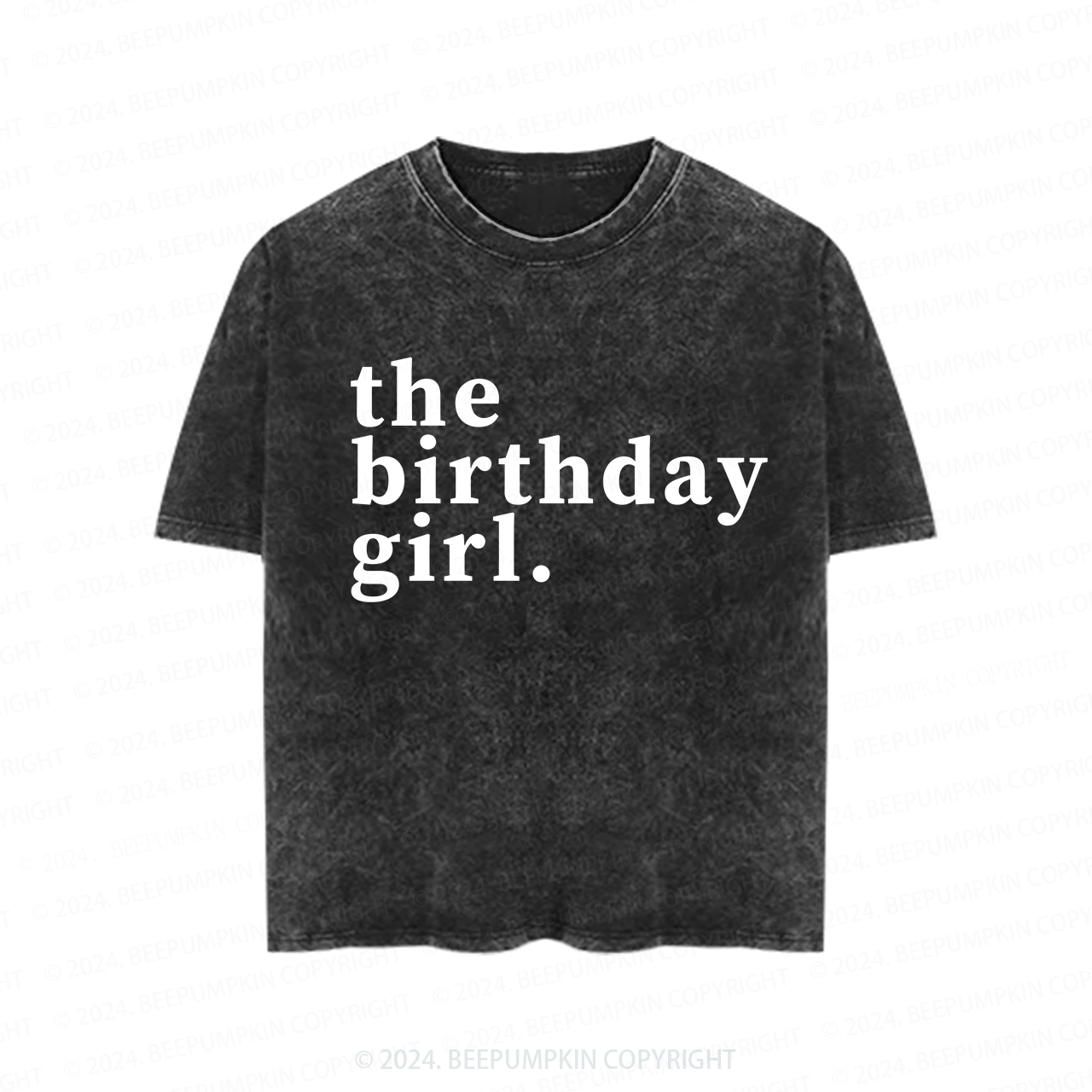 The Birthday Girl Toddler&Kids Washed Tees         