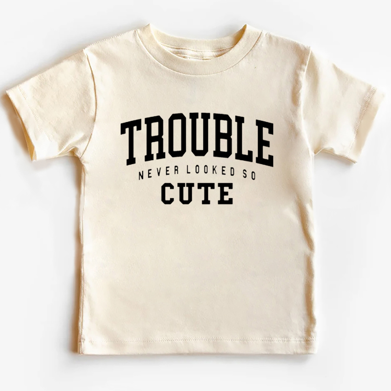 Trouble Never Looked So Cute Kids Shirt