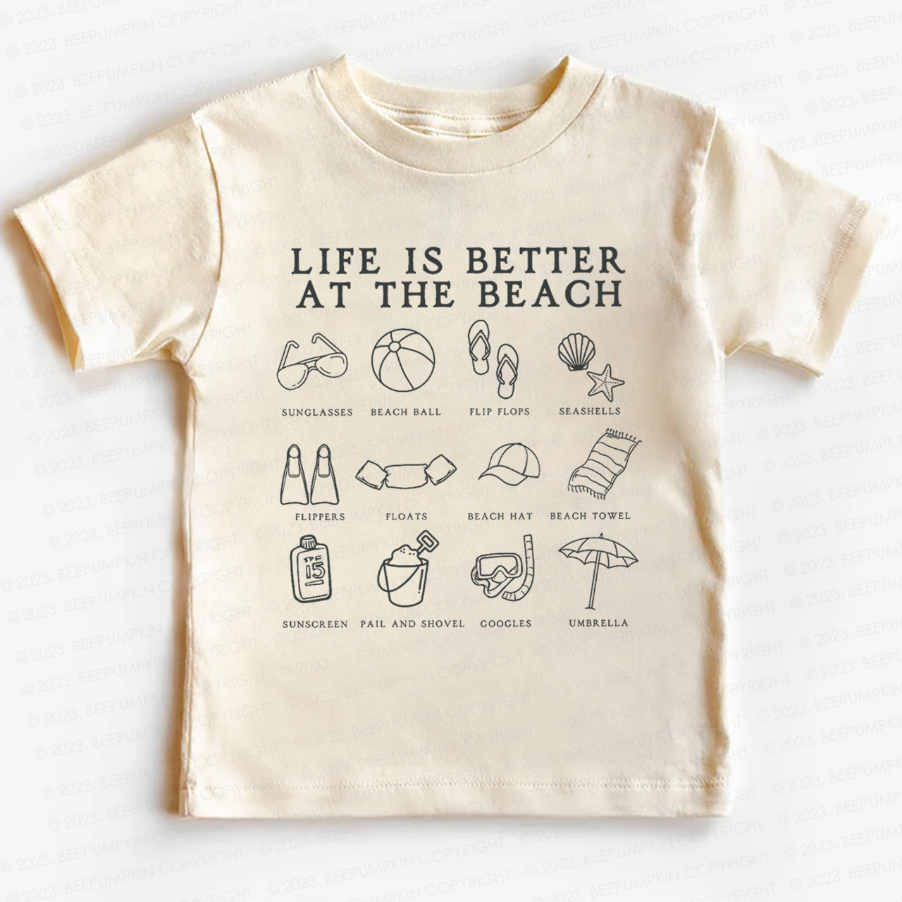 Life Is Better At The Beach Kids Shirt