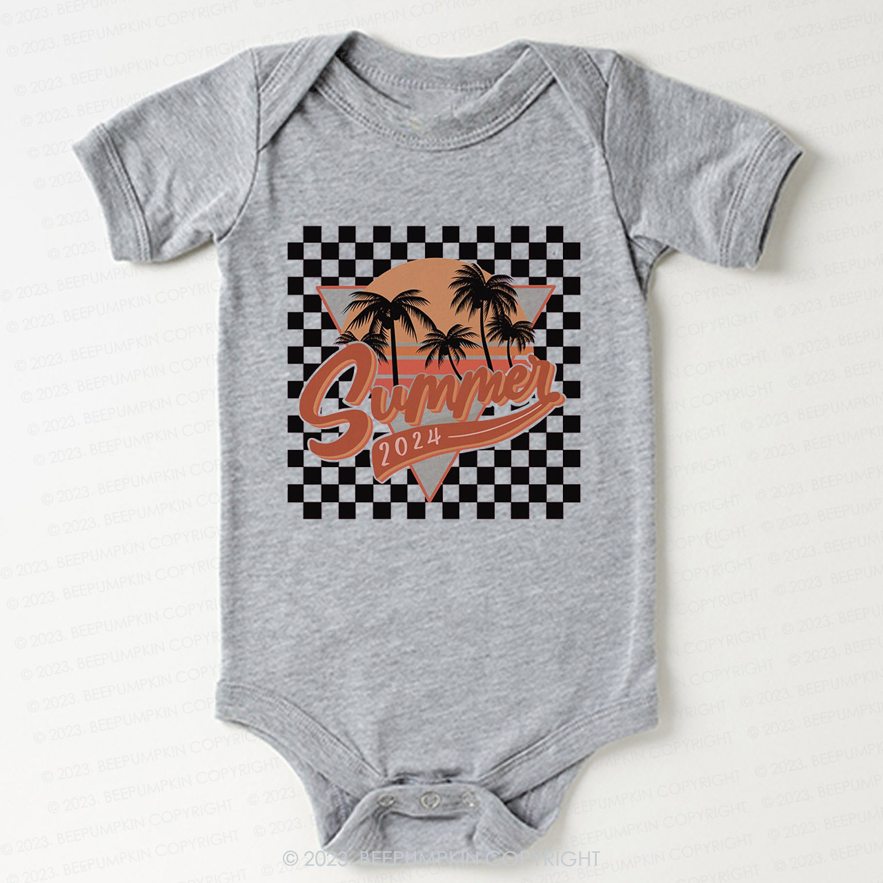 Retro Summer 2024 Natural Bodysuit For Baby